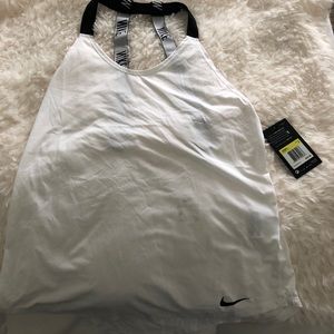 White Nike tank top